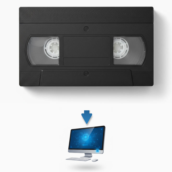 Numérisation cassette vidéo (tous formats)